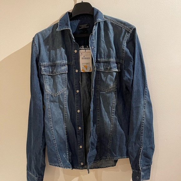 Zara Other - zara jeans dress shirt nwt​​​​​​